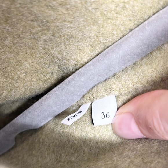 Sandro Farah Green Oversized One Button Blazer Jacket - Picture 11 of 11